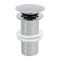 Korek klik-klak umywalkowy 110 mm, chromowany
