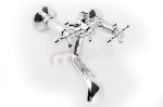 ZXC bateria wannowa ścienna RETRO 4500-3 CHROM 