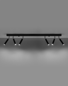 Plafon EYETECH 6 czarny