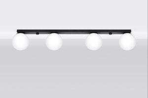 Plafon YOLI 4 czarny