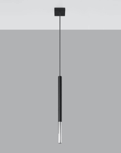 Lampa wisząca MOZAICA 1 czarny/chrom