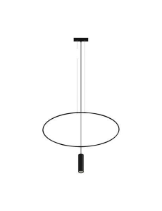 Lampa wisząca HOLAR 1 czarna