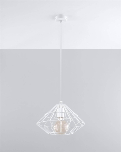 Lampa wisząca UMBERTO biała