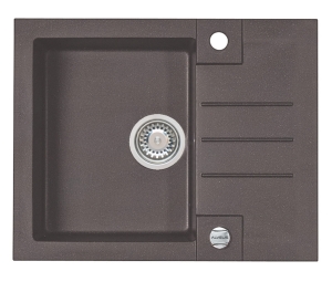 ROCK 30 kol. 03 chocolate (59,5x47,5) zlew Granital+ 1kom. z syfonem POP-UP