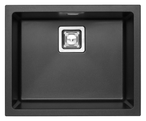 QUADRIX 50 kol. 05 twilight (56x46) Zlew Granital+ z syfonem POP-UP