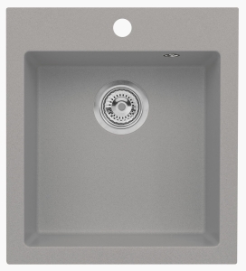 BOOGIE 20 kol. 81 beton (45x50) zlew Granital z syfonem manualnym