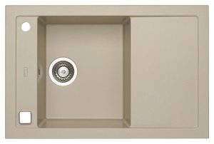 FORMIC 30 kol. 02 pebble (76x50) zlew Granital+ 1kom. z syfonem POP-UP