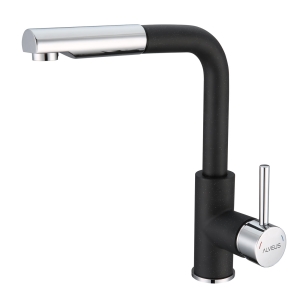 SIROS bateria kuchenna czarny 91 + chrom