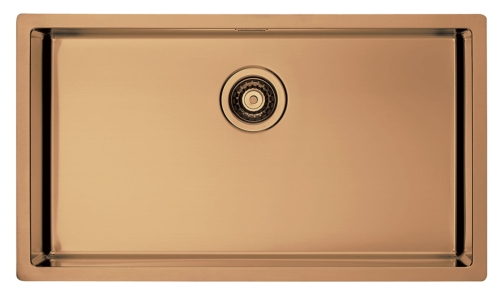 Monarch QUADRIX 60 MIEDŹ zlewozmywak stalowy 790x450mm