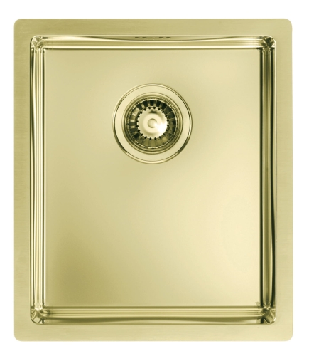 Monarch QUADRIX 20 ZŁOTO zlewozmywak stalowy 390x450mm