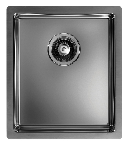 Monarch QUADRIX 20 ANTRACYT zlewozmywak stalowy 390x450mm