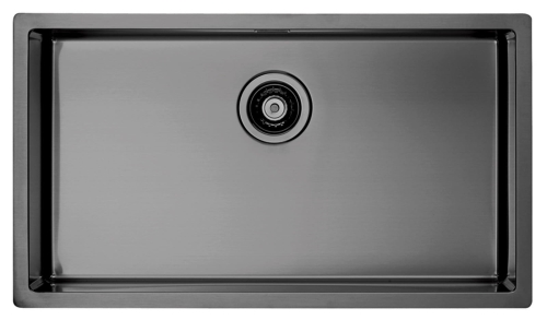 Monarch QUADRIX 60 ANTRACYT zlewozmywak stalowy 790x450mm