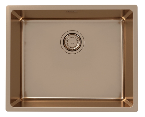 Monarch KOMBINO 50 U MIEDŹ zlewozmywak stalowy 500x400mm