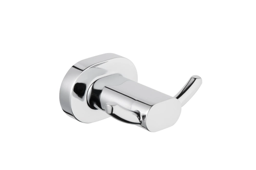 Srebrny wieszak łazienkowy Bisk Go, model 7022
