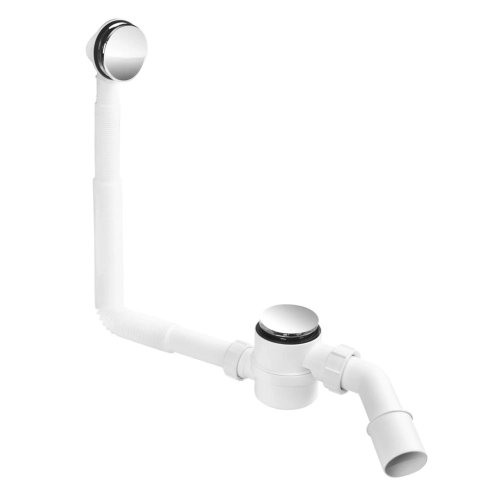 Syfon wannowy Klik-Klak czyszczony od góry 70 mm chrom