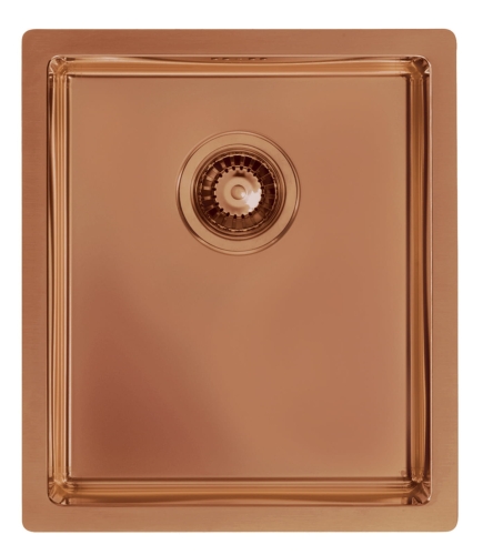 Monarch QUADRIX 20 MIEDŹ zlewozmywak stalowy 390x450mm