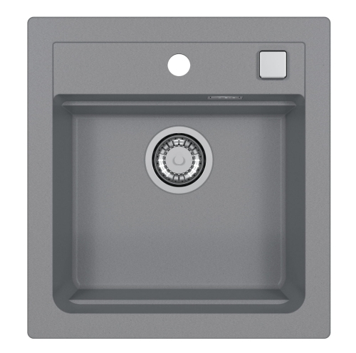 ATROX 20 kol. 81 BETON zlew Granital 1 kom. z syfonem POP-UP 3 1/2"