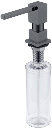 Kork Dozownik do płynu/mydła - ANTRACYT PVD