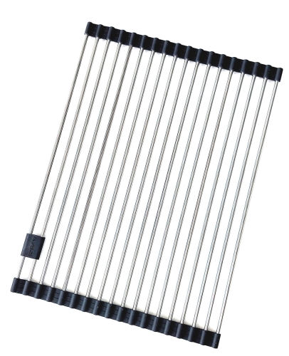 Ociekacz mata ALL ROUND mini 325X260 - Satyna/Czarny