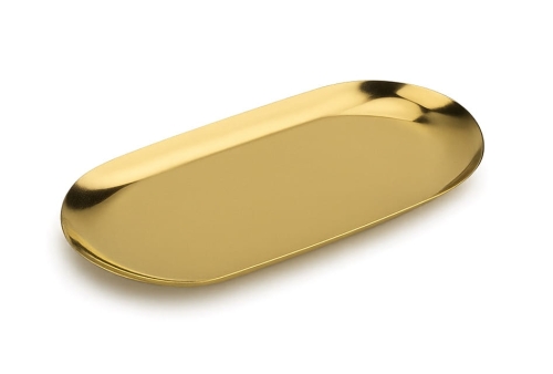 Dekoracyjna podstawka Gold 18cm kolor złoty