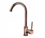 STEEL 10 - bateria kuchenna kran Rose Gold różowe złoto