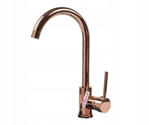 STEEL 10 - bateria kuchenna kran Rose Gold różowe złoto