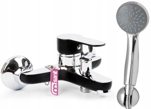 Duo bateria wannowa prysznicowa czarna + gratis