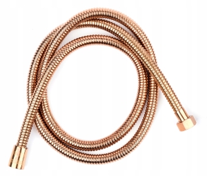 ROSE GOLD wąż prysznicowy miedziany 150 cm stalowy