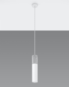 Lampa wisząca BORGIO 1 biały