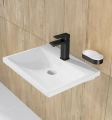 Bateria umywalkowa czarna Remo Black Valvex