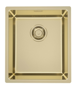 Monarch KOMBINO 20 ZŁOTO zlewozmywak stalowy 380x440mm