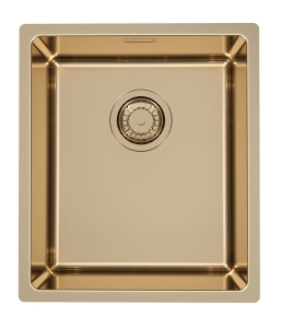 Monarch KOMBINO 20 BRĄZ zlewozmywak stalowy 380x440mm