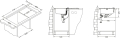 LINE MAX 80 SATYNA zlewozmywak stalowy 790x500 z syfon pop-uptalowy 860 x 50