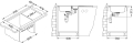 LINE MAXIM 10 SAT 980x500 zlew wpuszczany z syfonem pop up