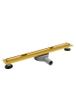 Luksusowy odpływ liniowy Slim&Low ProLine 600 mm, złote lustro