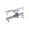 Odpływ liniowy Alfa Linear 700 mm z dwustronnym rusztem, inox