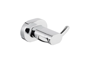 Srebrny wieszak łazienkowy Bisk Go, model 7022