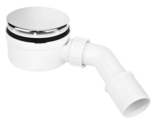 Syfon brodzikowy chrom McAlpine, fi 60 mm, klik-klak