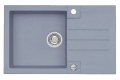 ROCK 130 kol. 04 steel (78x48) zlew Granital 1 kom. z syfonem POP-UP