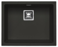 QUADRIX 50 kol. deep black (56x46) Zlew Granital+ z syfonem POP-UP
