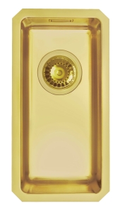 Monarch KOMBINO 10 ZŁOTO zlewozmywak stalowy 217x437mm
