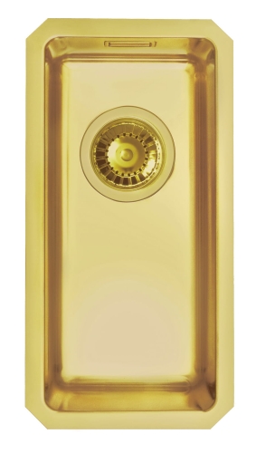 Monarch KOMBINO 10 ZŁOTO zlewozmywak stalowy 217x437mm