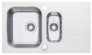 GLASSIX 20 POP-UP 3 1/2 860X500mm satyna - biały