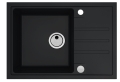 Intermezzo 40 deep black (68x48) z syfonem manualnym
