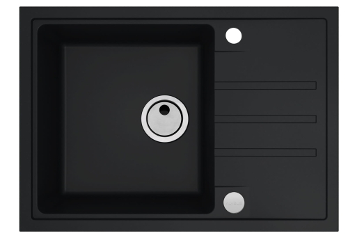 Intermezzo 40 deep black (68x48) z syfonem manualnym