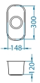 Monarch VARIANT 110 ANTRACYT 16,8x32 1komora podbudowa