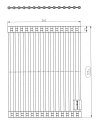 Ociekacz mata ALL ROUND mini 325X260 - Satyna/Czarny