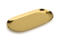 Dekoracyjna podstawka Gold 30cm kolor złoty