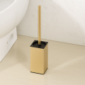 Szczotka WC złota aluminium stojąca lub ścienna ,wymienna