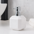 Dozownik do mydła płynu czarny 300 ml ceramiczny elegancki łazienka